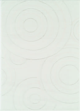 United Weavers Mystique White Rectangle 1x2 ft Polyester Carpet 124554