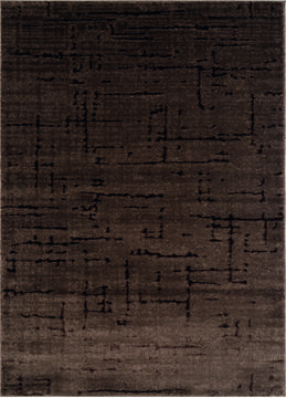United Weavers Mystique Brown Rectangle 5x7 ft Polyester Carpet 124560