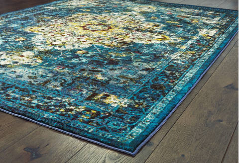 United Weavers Panama Jack Bohemian Blue 70 X 100 Area Rug 1831 30163 912 806-124620 Image 2