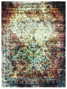 United Weavers Panama Jack Bohemian Multicolor Rectangle 1x2 ft Olefin Carpet 124630