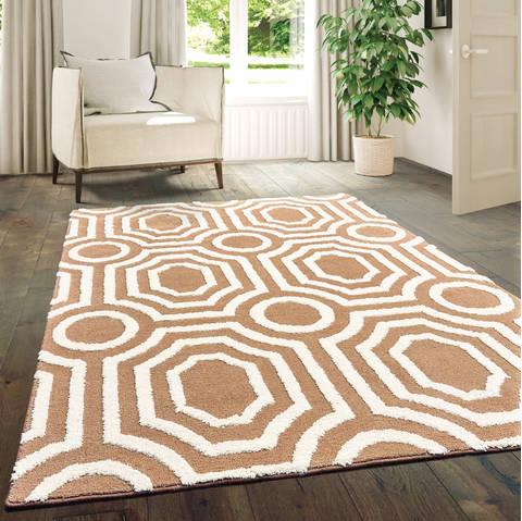 United Weavers Pure Brown 50 X 70 Area Rug 2320 30152 58 806-124706 Image 1