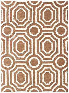 United Weavers Pure Brown Rectangle 5x7 ft  Carpet 124706