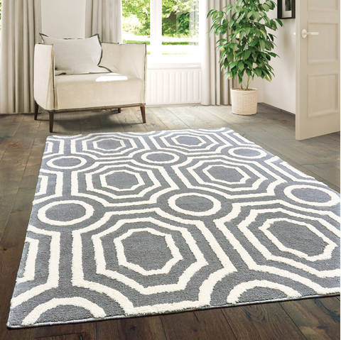 United Weavers Pure Grey 50 X 70 Area Rug 2320 30171 58 806-124709 Image 1