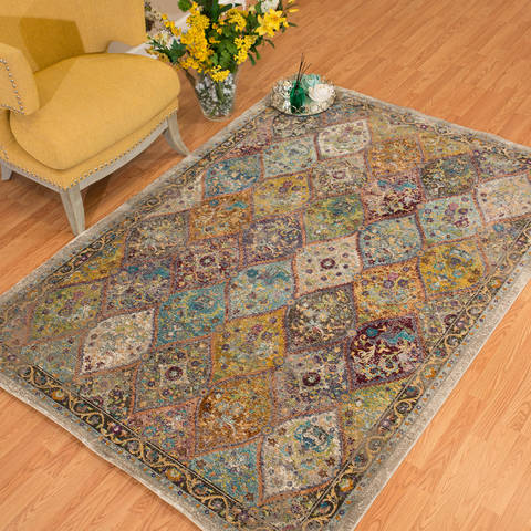 United Weavers Rhapsody Multicolor 90 X 130 Area Rug 1830 30675 1013 806-124738 Image 1