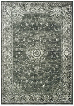 United Weavers Royalton Green Rectangle 9x12 ft Viscose Carpet 124763