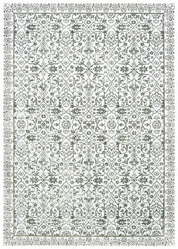 United Weavers Royalton Green Rectangle 9x12 ft Viscose Carpet 124819