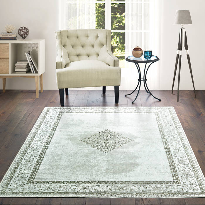 United Weavers Royalton Grey 90 X 120 Area Rug 853 10471 912T 806-124835 Image 1