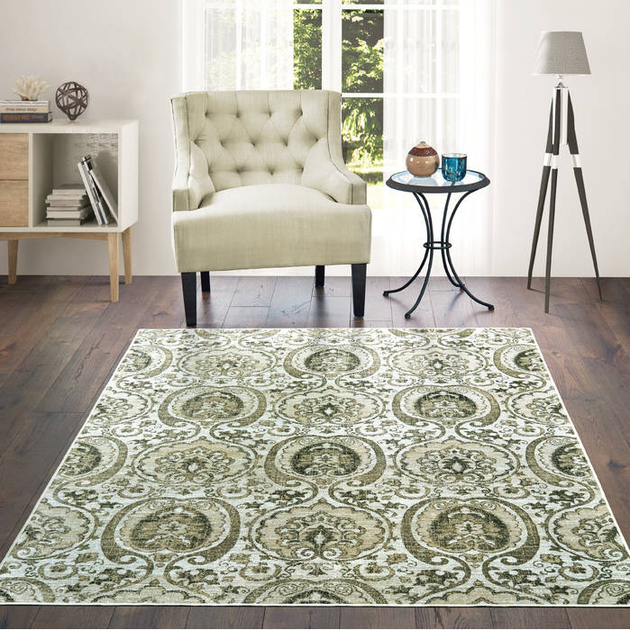 United Weavers Royalton Grey 90 X 120 Area Rug 853 10627 912T 806-124859 Image 1