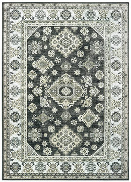 United Weavers Royalton Green Rectangle 9x12 ft Viscose Carpet 124891
