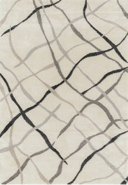 United Weavers Serenity Beige Rectangle 7x10 ft Polypropylene Carpet 124945