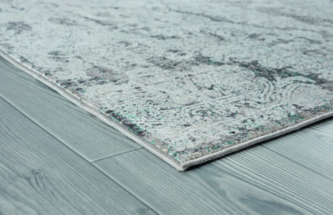 United Weavers Soignee Blue Runner 20 X 80 Area Rug 1805 40169 28H 806-124957 Image 2