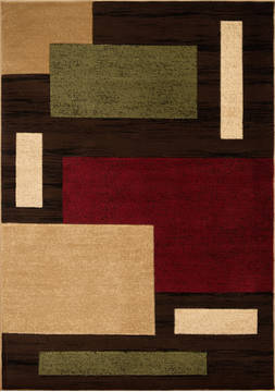 United Weavers Studio Multicolor Runner 6 to 9 ft Polypropylene Carpet 125034