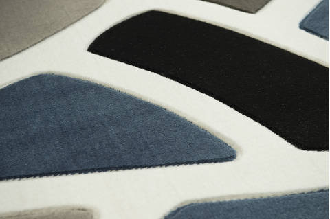 United Weavers Studio Blue 50 X 70 Area Rug 710 01561 58 806-125051 Image 2