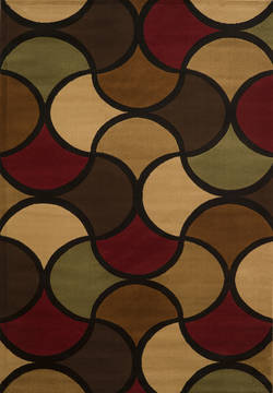 United Weavers Studio Multicolor Runner 6 to 9 ft Polypropylene Carpet 125070