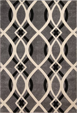 United Weavers Townshend Grey Rectangle 2x4 ft Polypropylene Carpet 125100