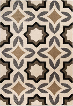 United Weavers Townshend Beige Rectangle 2x4 ft Polypropylene Carpet 125109