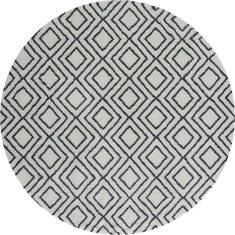 United Weavers Tranquility White Round 7'0" X 7'0" Area Rug 1840 20099 88R 806-125128