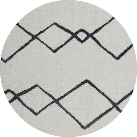 United Weavers Tranquility White Round 70 X 70 Area Rug 1840 20299 88R 806-125164 Image 0