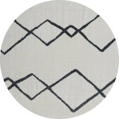 United Weavers Tranquility White Round 7'0" X 7'0" Area Rug 1840 20299 88R 806-125164