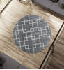 United Weavers Tranquility Grey Round 70 X 70 Area Rug 1840 20572 88R 806-125230 Thumb 1