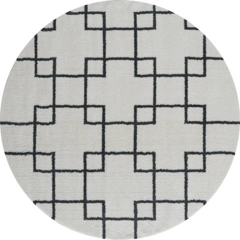 United Weavers Tranquility White Round 70 X 70 Area Rug 1840 20599 88R 806-125242 Image 0