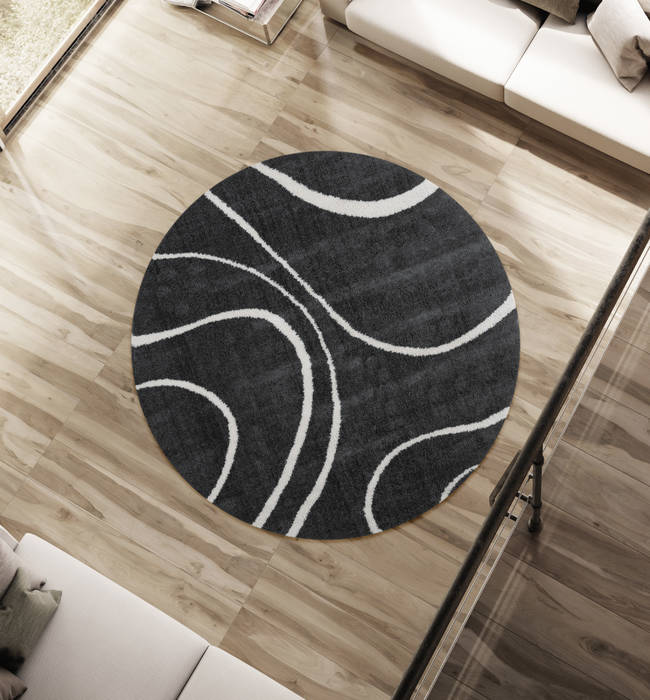 United Weavers Tranquility White Round 70 X 70 Area Rug 1840 20699 88R 806-125260 Image 1