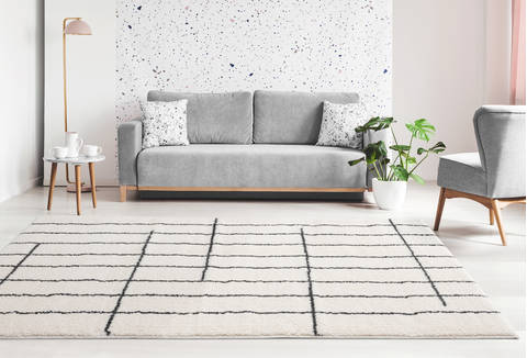 United Weavers Tranquility White 50 X 70 Area Rug 1840 20799 58 806-125277 Image 1