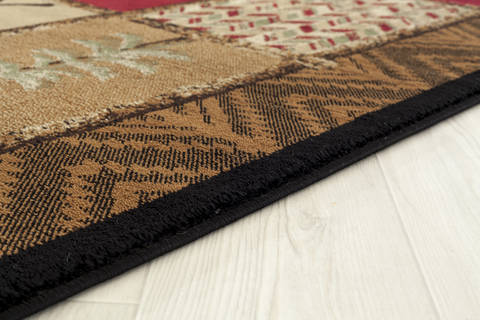 United Weavers Woodside Multicolor Runner 10 X 70 Area Rug 712 30375 28 806-125347 Image 4