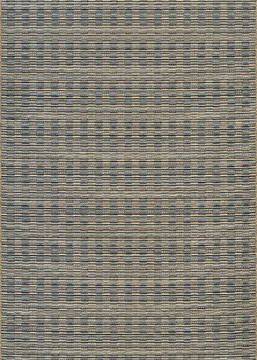Couristan CAPE Black Rectangle 4x6 ft Polypropylene Carpet 125696