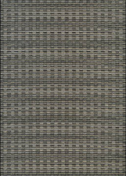 Couristan CAPE Black Rectangle 2x4 ft Polypropylene Carpet 125701