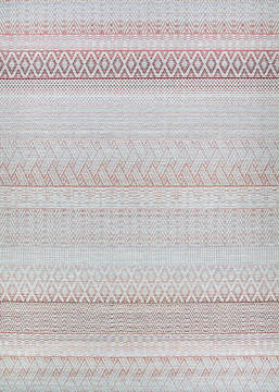 Couristan CAPE Red Rectangle 7x10 ft Polypropylene Carpet 125775