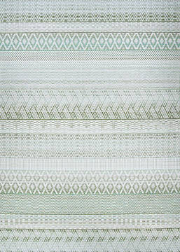 Couristan CAPE Green Rectangle 4x6 ft Polypropylene Carpet 125783