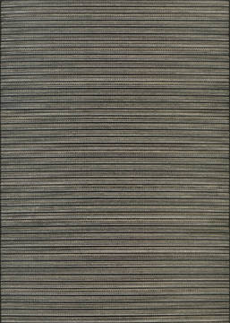 Couristan CAPE Black Rectangle 2x4 ft Polypropylene Carpet 125799