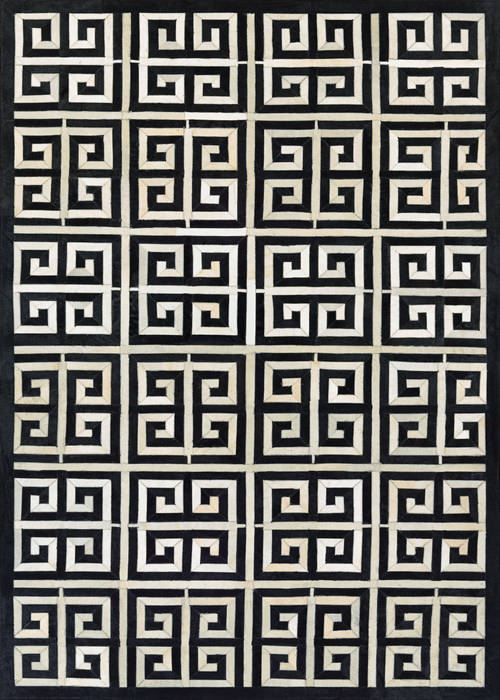 Couristan CHALET Black 96 X 130 Area Rug 32590243096130T 807-125935 Image 0
