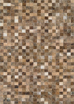 Couristan CHALET Brown Rectangle 8x11 ft Hand Crafted Carpet 125942