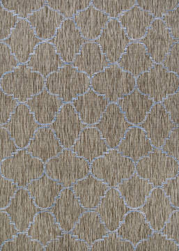 Couristan CHARM Brown Rectangle 3x5 ft Polypropylene Carpet 126004