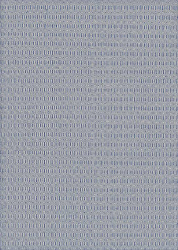 Couristan COTTAGES Blue Rectangle 2x3 ft Hand Woven Carpet 126138