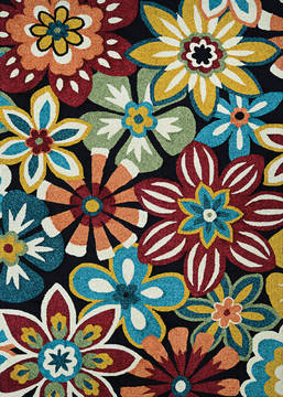 Couristan COVINGTON Multicolor Rectangle 8x11 ft Polypropylene Carpet 126189
