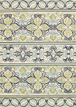 Couristan COVINGTON Multicolor Round 7 to 8 ft Polypropylene Carpet 126218