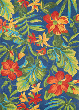 Couristan COVINGTON Multicolor Rectangle 6x9 ft Polypropylene Carpet 126259