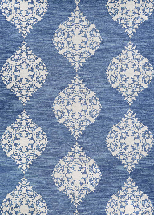 Couristan CRAWFORD Blue Runner 23 X 76 Area Rug 30650310023076U 807-126288 Image 0