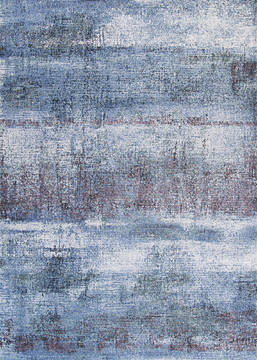 Couristan EASTON Blue Rectangle 7x10 ft Polypropylene Carpet 126455