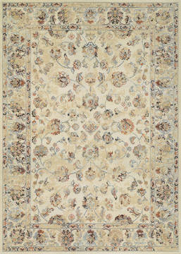 Couristan EASTON Beige Rectangle 5x8 ft Polypropylene Carpet 126570