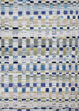 Couristan EASTON Blue Rectangle 3x5 ft Polypropylene Carpet 126618