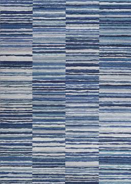 Couristan EASTON Blue Rectangle 7x10 ft Polypropylene Carpet 126627