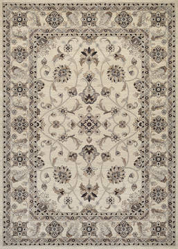 Couristan EVEREST Beige Rectangle 9x12 ft Polypropylene Carpet 126718