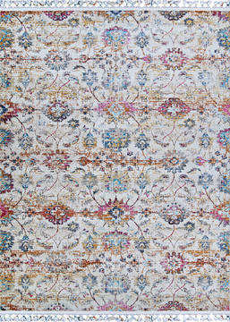 Couristan EVOLUTION Beige Rectangle 5x8 ft Polypropylene Carpet 126753