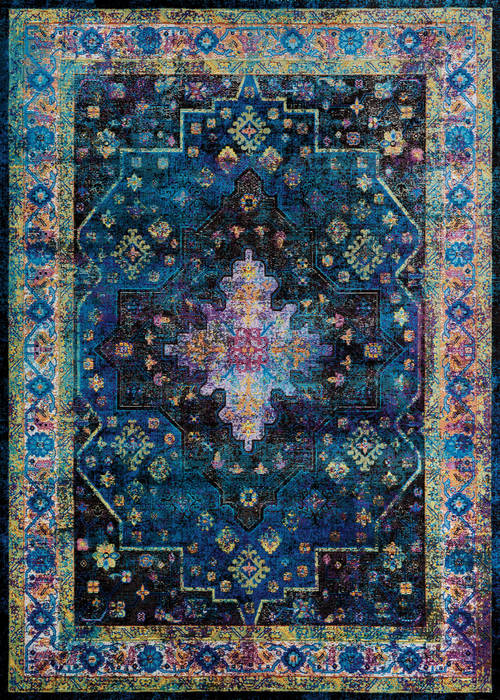 Couristan GYPSY Blue Runner 23 X 76 Area Rug A7020213023076U 807-126793 Image 0