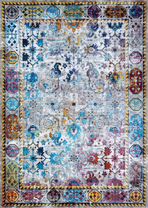 Couristan GYPSY Multicolor Runner 23 X 76 Area Rug A7110233023076U 807-126809 Image 0