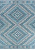 Couristan HARPER Blue Runner 23 X 119 Area Rug 27803127023119U 807-126853 Thumb 0